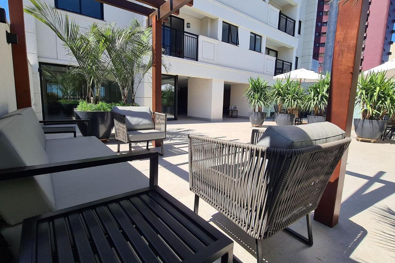 Studio No Centro Gastronomico De Foz Com Vista Para O Rio Parana Appartement Foz do Iguaçu Buitenkant foto