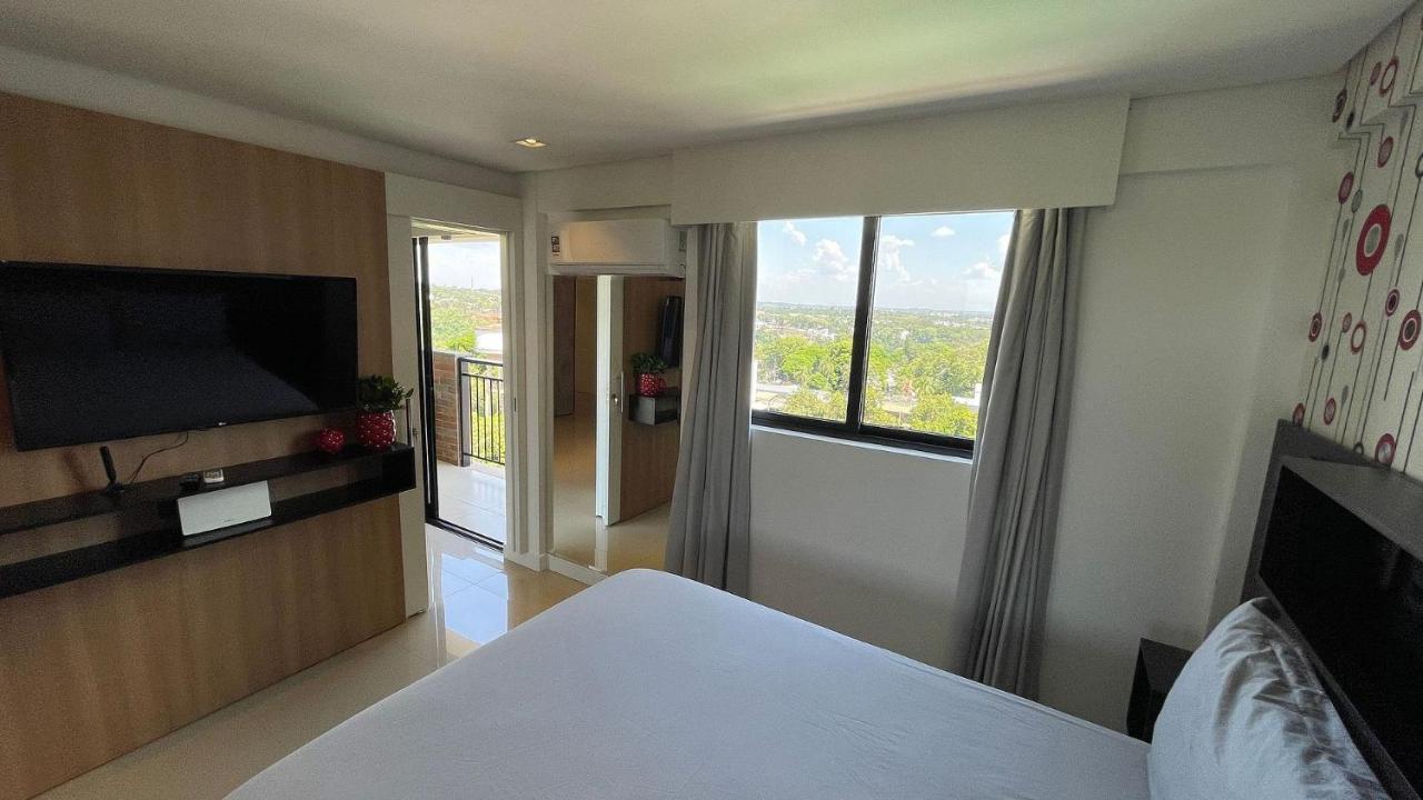 Studio No Centro Gastronomico De Foz Com Vista Para O Rio Parana Appartement Foz do Iguaçu Buitenkant foto